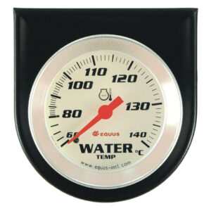 EQUUS 52mm White Mechanical Water Temprature Gauge (60-140℃) 270° Sweep