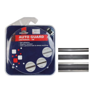 Autogear Universal Auto Guard Trim 18mm x 5m Black / Chrome