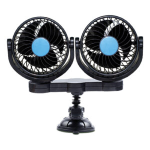 Autogear USB 5V Adjustable Speed Double Head Fan