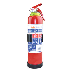 FIRE EXTINGUISHER WITH PLASTIC BRACKET