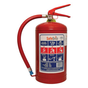 FIRE EXTINGUISHER WITH SHORT HOSE WITH J BRACKET