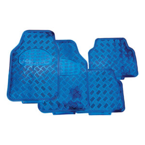 4PIECE ALUMINIUM BLUE MAT SET
