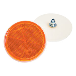 Truck Lamp 2 Piece 2" Amber Bolt-On 67OD x 9-M5 x 13 Bolt and Nut and 2 Washers