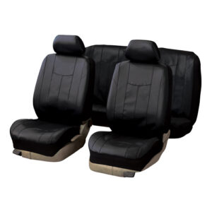 Autogear 6 Piece Faux Leather Seat Cover Set