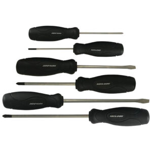 SCREWDRIVER SET BLACK HANDLE