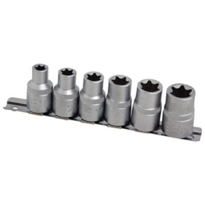 1/2" DRIVE FEMALE STAR TORX SOCKET SET