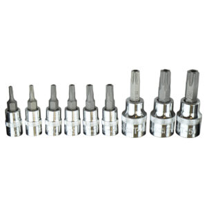 1/4 + 3/8 DRIVE TORX SOCKET SET