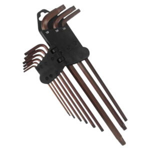 Ampro 9 Piece Extra Long Star Key Wrench Set (T10-T50)