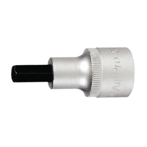 Ampro 1/2" Drive x 5mm Hex Bit Socket - 55mm