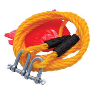 Autogear 10mm Nylon Tow Rope - D Shackels
