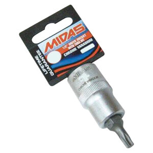 MidasPro T20 Male Torx Socket 55mm Long CV