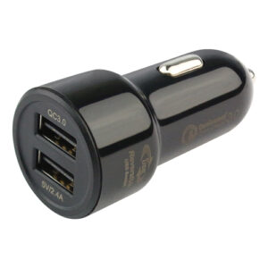 12-24V DUAL USB QUICK CAR CHARGER