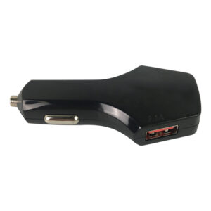 2 USB PORT CAR CHARGER + BATTERY STAT DISPLAY