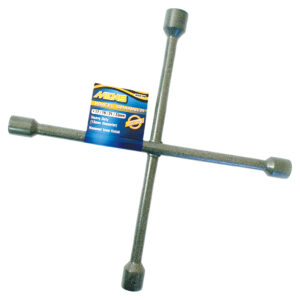 HEAVY DUTY 4 WAY WHEEL SPANNER