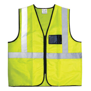 Autogear Reflective Vest XXL Zipper and ID Pocket